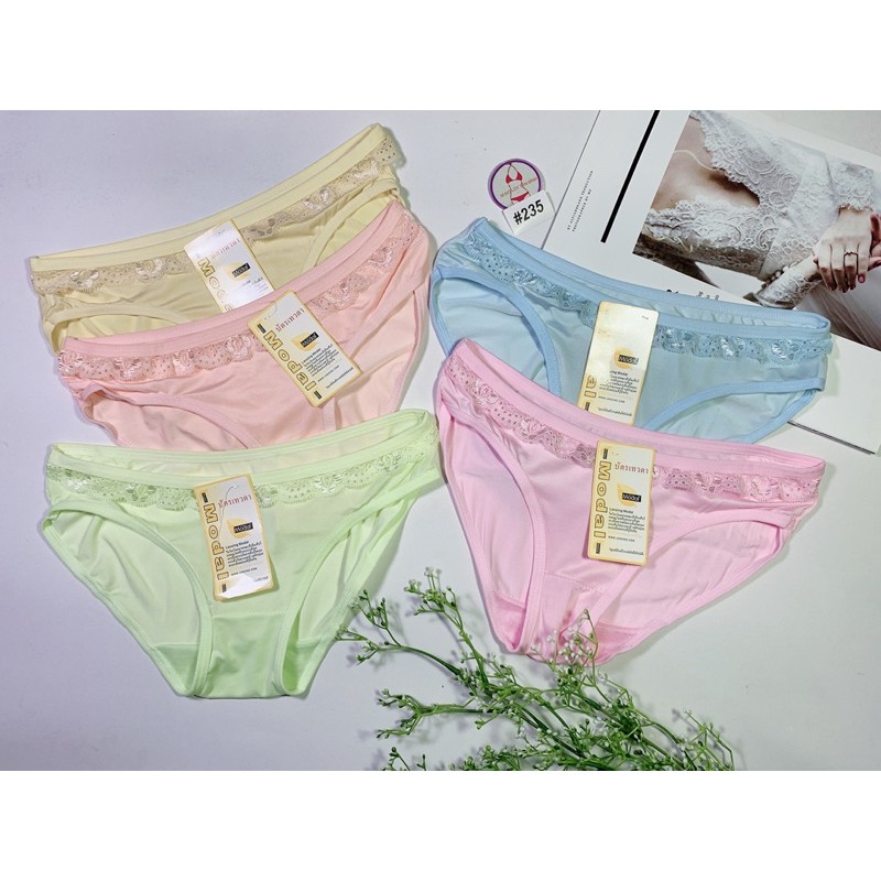 Quần lót nữ thun lạnh 235 thoáng mát form học sinh &lt;48kg