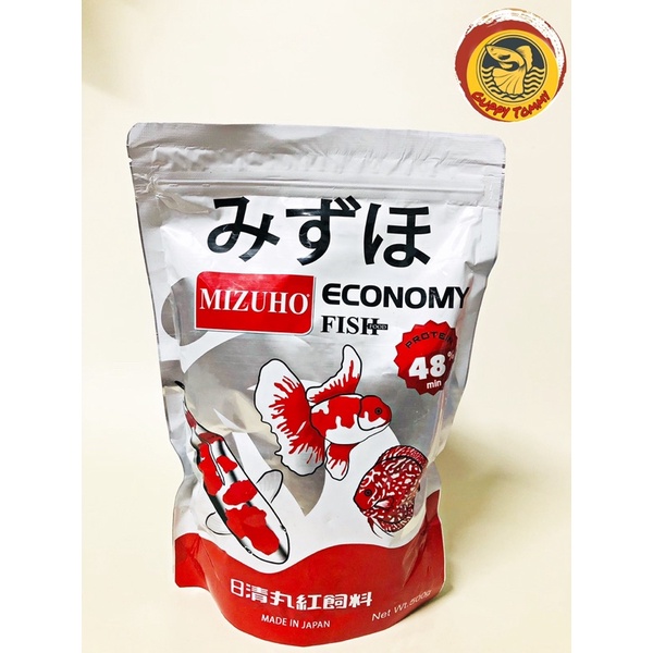Thức ăn cá Mizuho Economy 500g cám Nhật cho cá vàng- Hạt cám chìm