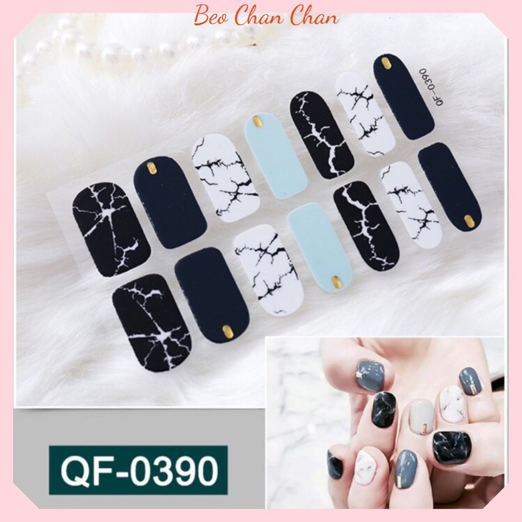 Set dán móng tay Nails dán nghệ thuật nhiều màu - có ngay bộ móng đẹp trong 5 phút (Nail wraps / Nail stickers)