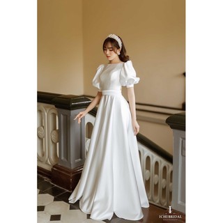 váy cưới đi bàn hàn quốc ( ảnh thật )