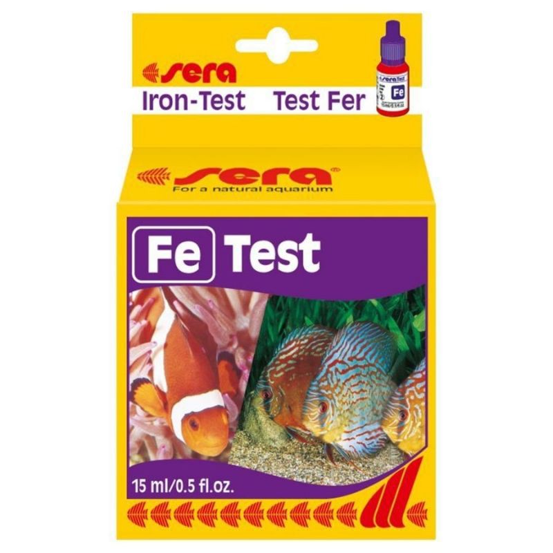 Test Sera Fe (Phèn sắt) - Dùng trong thủy sản - Tôm và cá cảnh