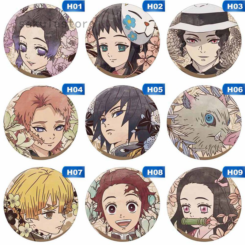 1 Huy Hiệu Cài Áo Kimetsu No Yaaiba