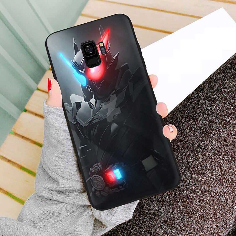 Cool Kamen Rider Soft Black TPU Silicone Phone Case for Samusng Galaxy S20 S20 Plus S20 Ultra Note 20 Note 20 Ultra Lite Anti-fall Back Cover