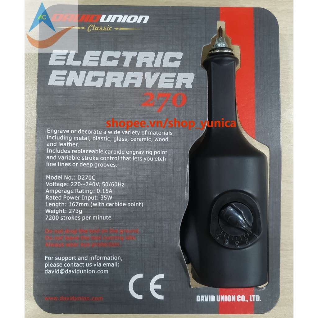 MÁY KHẮC CHỮ mini Yunica D270C  công suất 35W giá tốt nhất