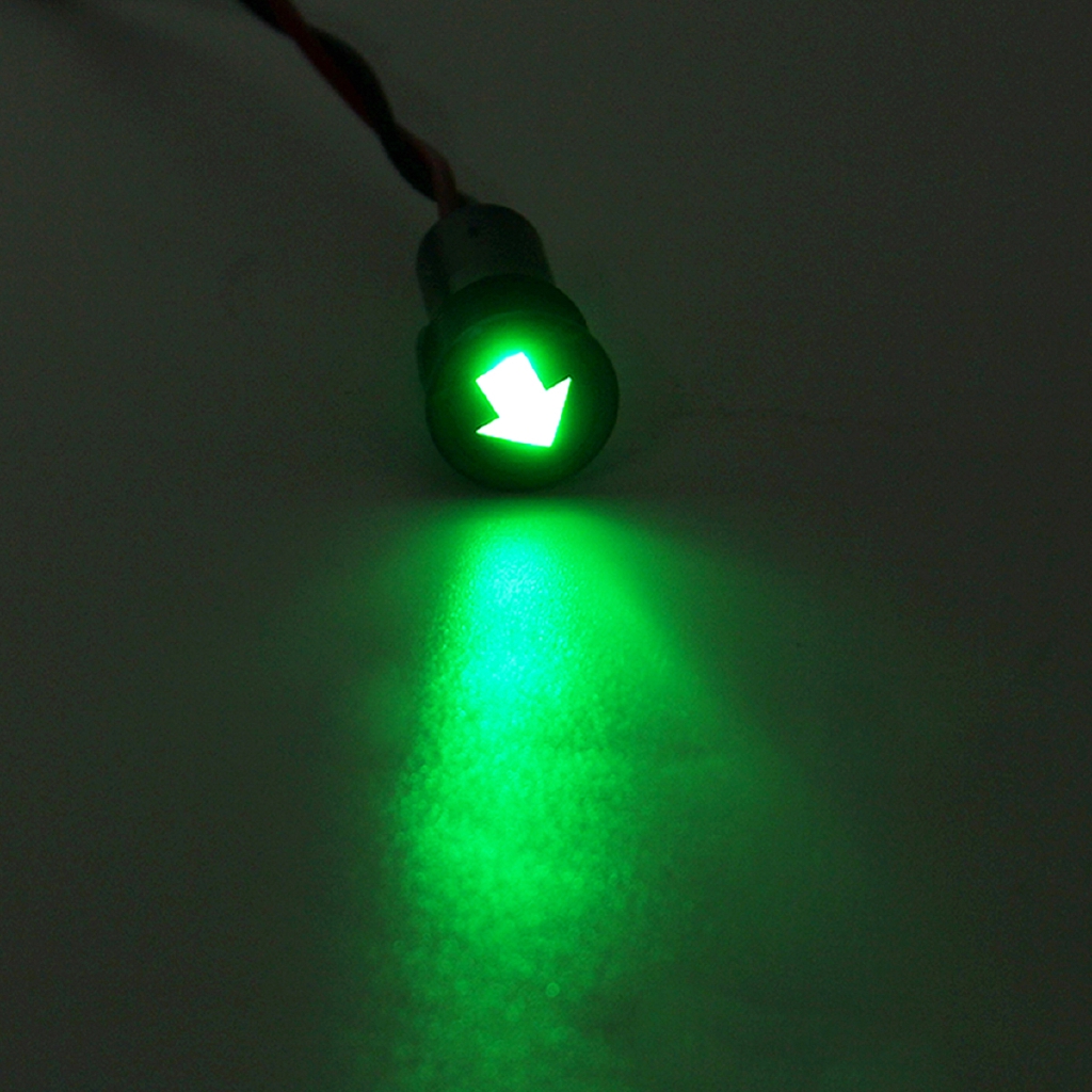 Bảng Đèn Led Tín Hiệu Cảnh Báo 12v 14mm Cho Xe Hơi/Xe Tải