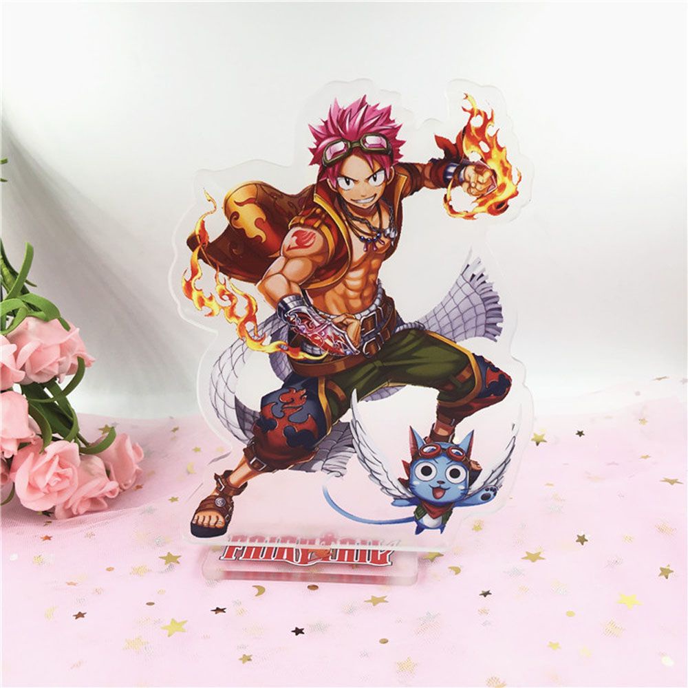 Mô Hình Nhân Vật Anime Fairy Tail Bằng Acrylic Đứng Dùng Trang Trí Bàn Làm Việc