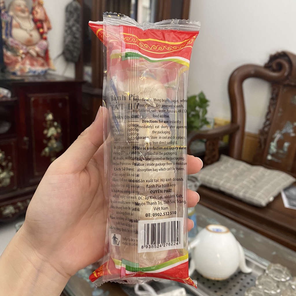Bánh pía sầu riêng mini gói 100g đặc sản Sóc trăng thơm ngon