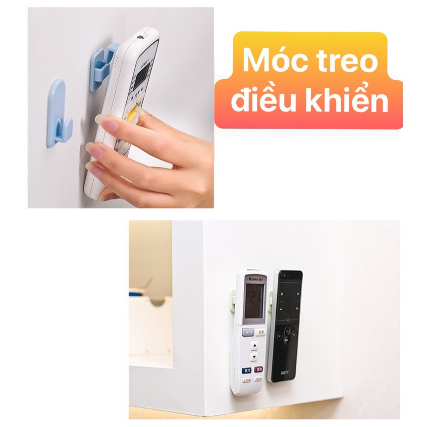 Set 2 móc gắn Remote điều khiển dán tường 88112 THẾ GIỚI TIỆN ÍCH