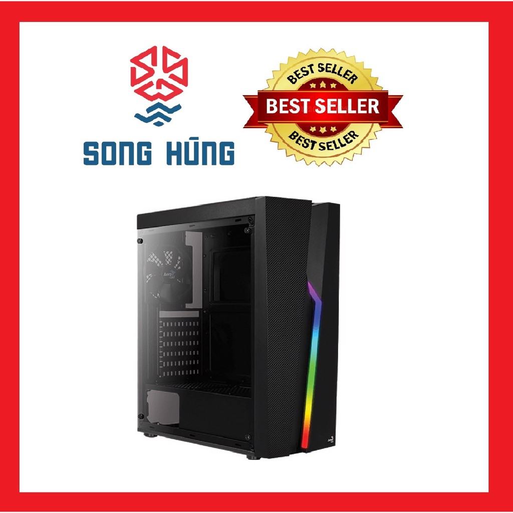 CASE AEROCOOL BOLT - KÍNH CƯỜNG LỰC - LED RGB