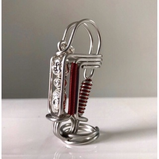 Móc Khóa Inox 304 Uốn Hình Phật Di Lăc Phật Tổ