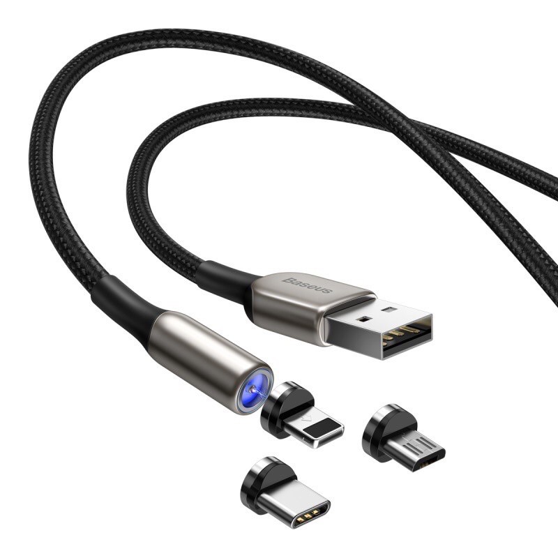 [Freeship] Dây cáp sạc từ tính Baseus Type-C, Micro USB