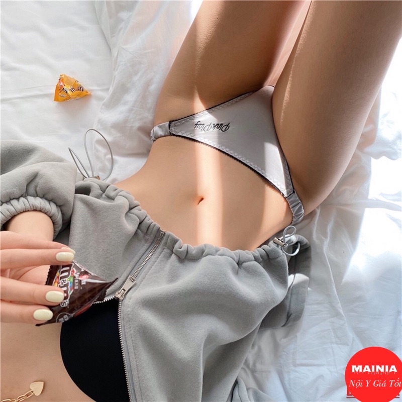 [CAO CẤP] Quần Lót Su Lụa Dây Sườn Pink Play Siêu Đẹp Thời Trang Phong Cách Cá Tính Mainia Shop