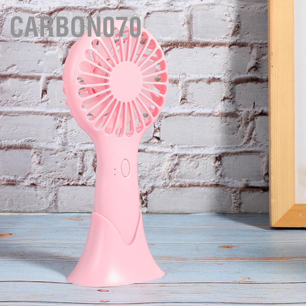 Quạt điện cầm tay nhỏ nhắn để bàn có 3 mức độ gió di động dùng cho văn phòng và tại nhà