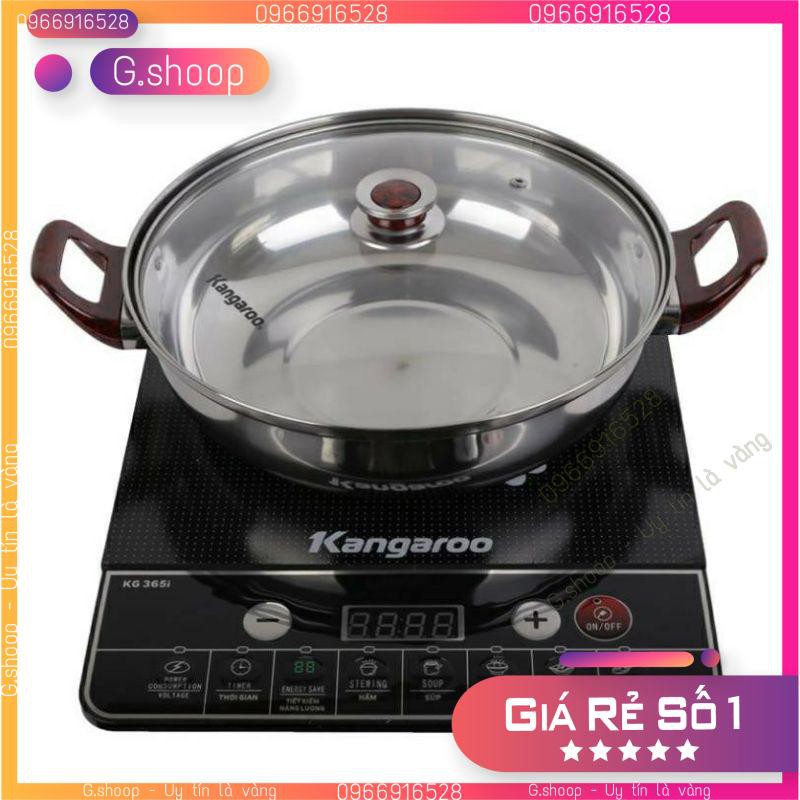 Bếp Từ Đơn Kangaroo KG365i tặng kèm nồi lẩu