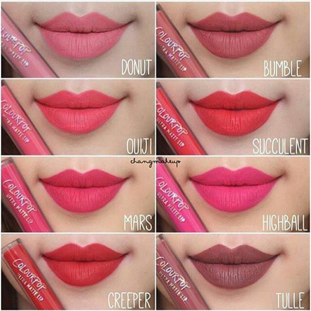 Son kem Colourpop dòng Ultra Matte Lip (siêu lì)