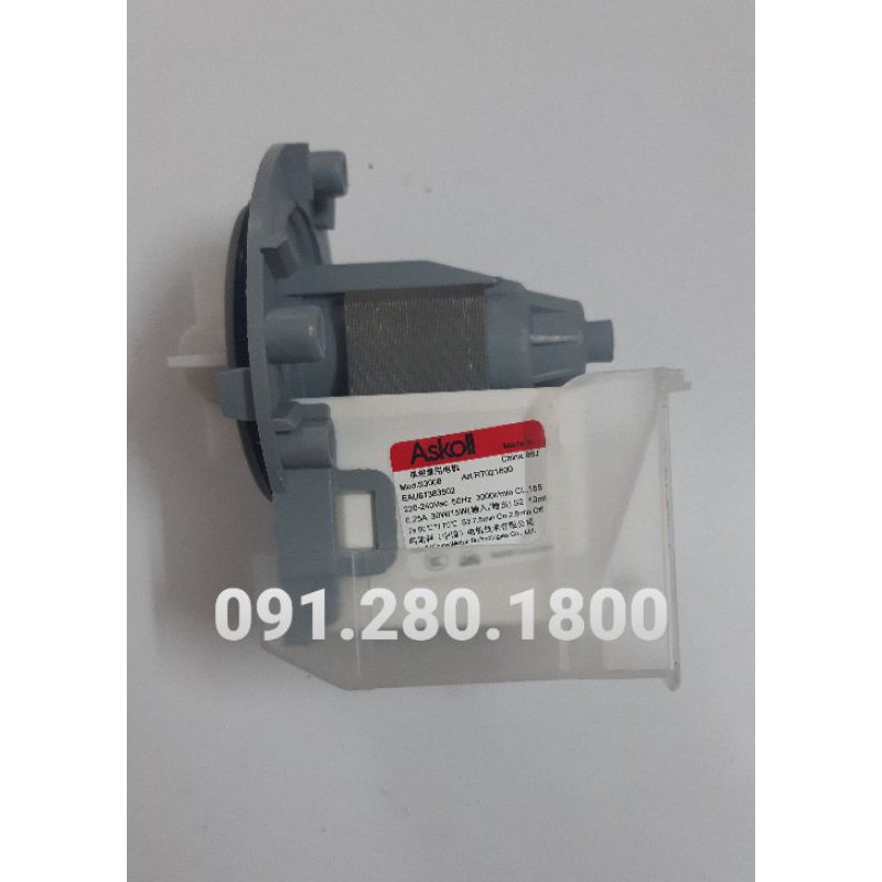 Van bơm xả nước máy giặt LG cửa ngang bắt vít hàng chính hãng