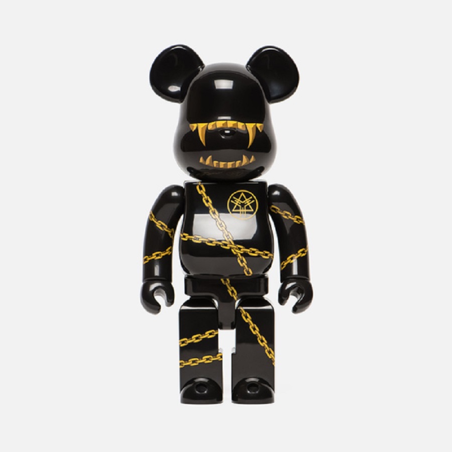 Mô hình trưng bày decor gấu Bearbrick x MISHKA x LONG 400%