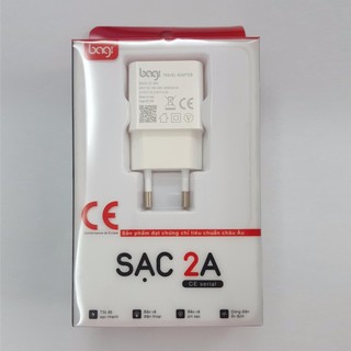 CỦ SẠC BAGI 5V-2A, TIÊU CHUẨN CHÂU ÂU