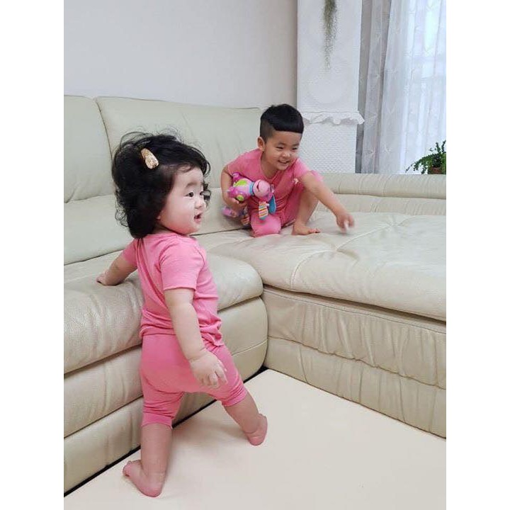 Bộ Minky Mom Cho Bé  Bộ Đồ Lửng MULTI Cho Bé Trai Bé Gái  Chất Thun Lạnh Siêu Mềm Mịn