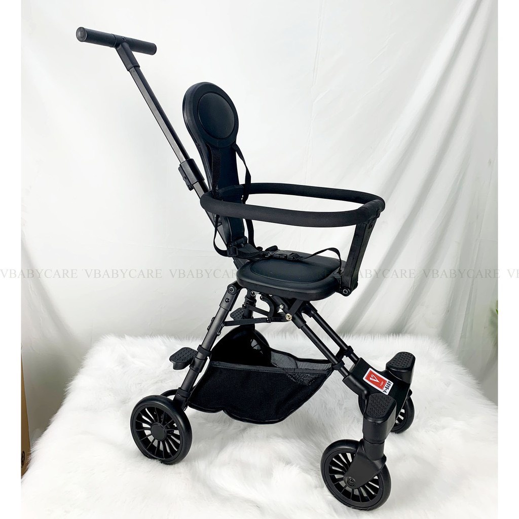 Xe đẩy đảo chiều gấp siêu gọn VBABY Q1, xe đẩy cho bé du lịch