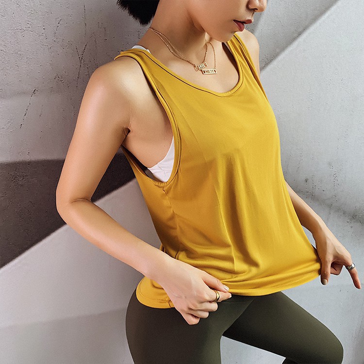 Áo thun thể thao Beautytrend sát nách form rộng thoáng khí tùy chọn màu sắc