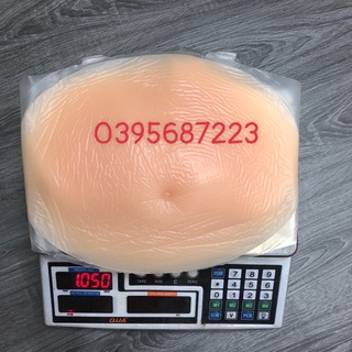 Bụng bầu silicone (size 2-3 tháng) có ảnh thật