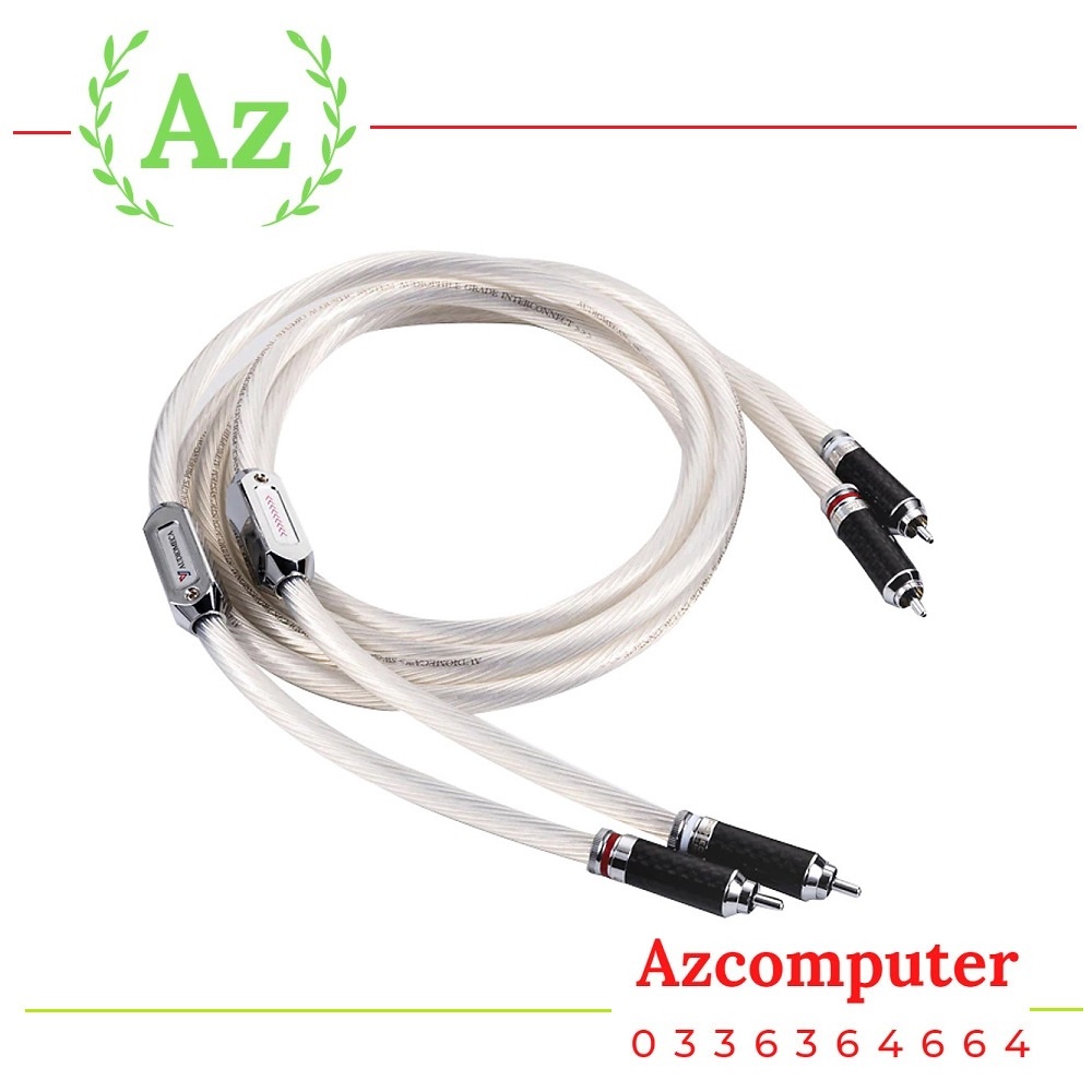 DÂY TÍN HIỆU AUDIOMECA RCA SW-1290 CHẤT LIỆU BẠC STERLING CAO CẤP - HÀNG CHÍNH HÃNG