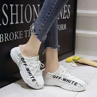 Giầy sục nữ thể thao Offwhite 5 phân