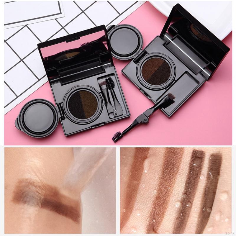 [Hàng mới về] Kem tô lông mày 2 màu dạng air cushion không thấm nước lên màu nhanh kem cọ tô | BigBuy360 - bigbuy360.vn