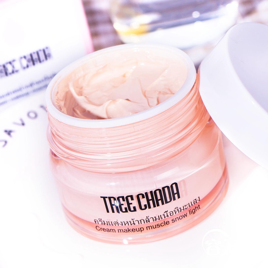 Kem Makeup Dưỡng Da TREE CHADA Cream Makeup Snow Light Thái Lan 50g