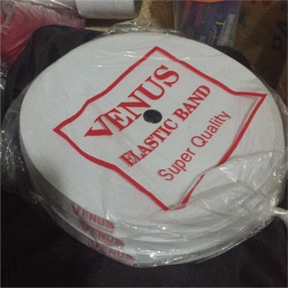Dây chun venus thái to 45m - 50m bản 2cm 1 cuộn màu trắng đen dầy xịn làm Thun quần chun ga #110801