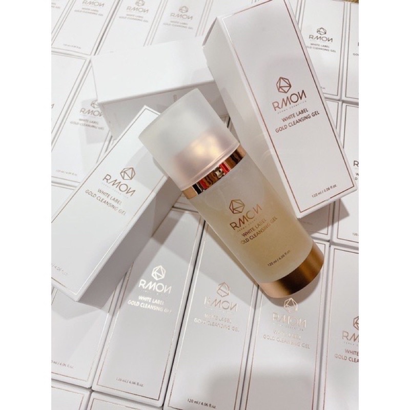 Sữa Rửa Mặt Thảo Mộc Rmon White Label Gold Cleansing Gel Hàn Quốc