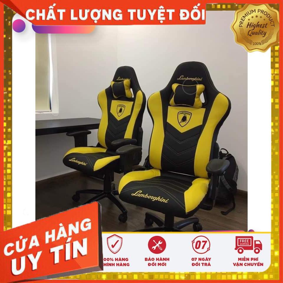 Ghế Gaming Lamborghini  Ngả Lưng, Có Tựa Đầu bảo hành 24 tháng