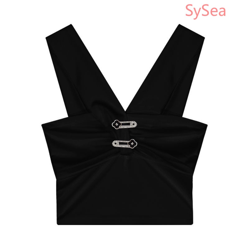 Áo Hai Dây Màu Sắc Đơn Giản Quyến Rũ Cho Nữ