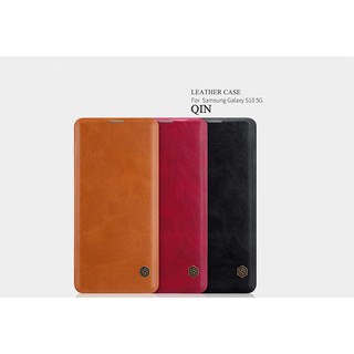 Bao da samsung galaxy s10 5g, samsung galaxy s10e, samsung galaxy s10 plus, samsung galaxy s10 chính hãng nillkin qin