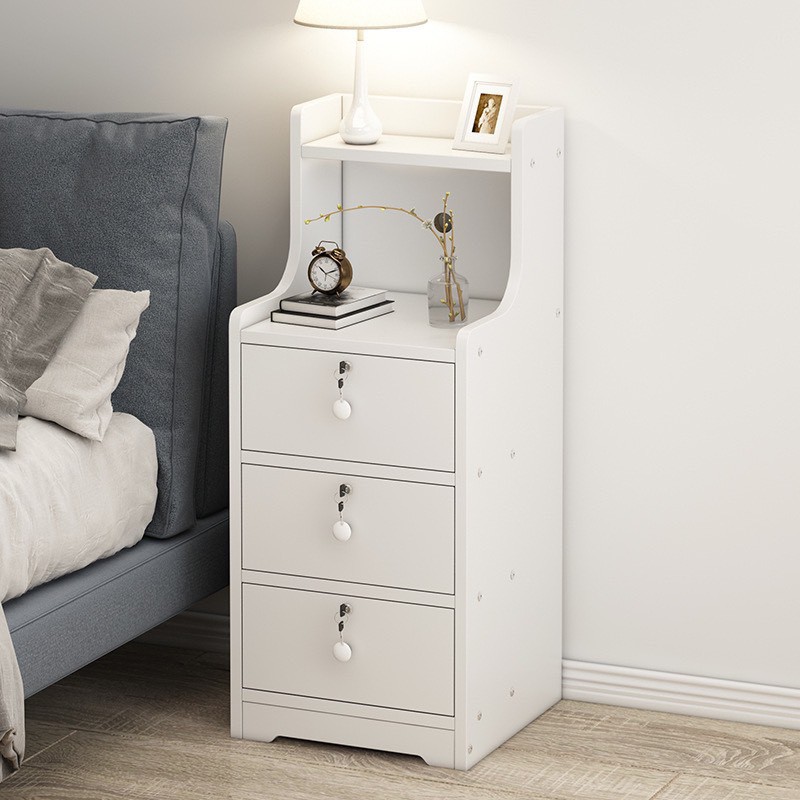 Táp đầu giường decor phòng ngủ có tủ ngăn kéo đựng đồ tiết kiệm diện tích &giá sách siêu xinh phong cách Bắc Âu