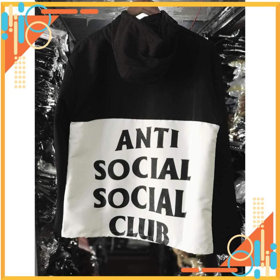 [FreeShip]  ÁO KHOÁC DÙ ANTI SOCIAL TP