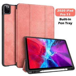 New iPad Pro 2020 Case For 2018 iPad Pro 11 Case With Pencil Holder Cover 2020 iPad Pro 11 2nd Gen Auto Sleep/Wake Smart Case