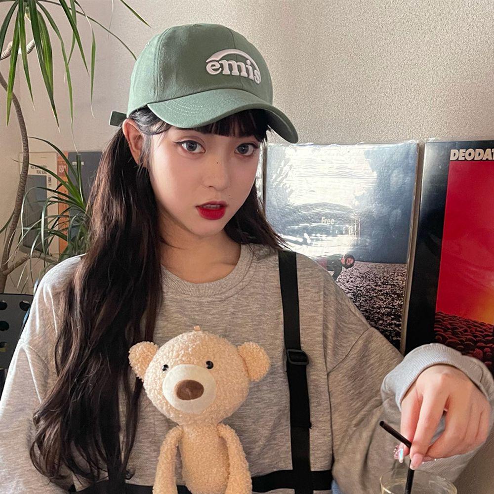 Mũ Lưỡi Trai Chất Liệu Cotton Chống Nắng Màu Sắc Thời Trang Cho Nữ