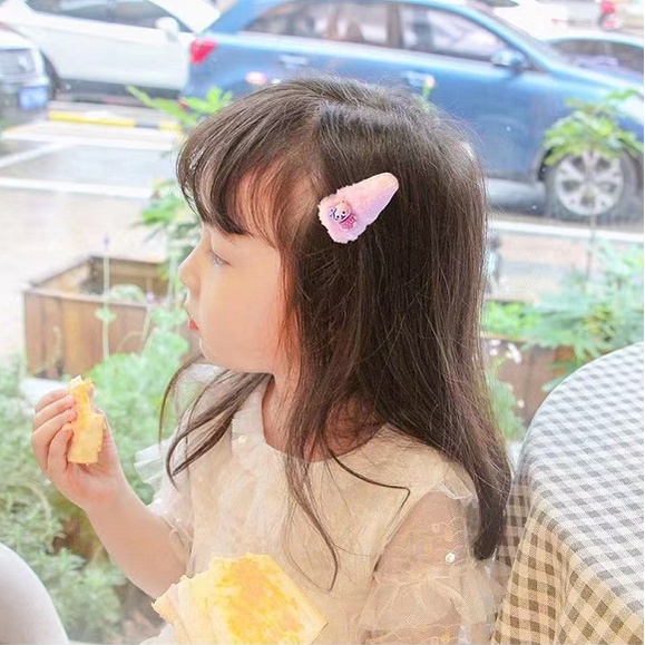 Bộ kẹp tóc hoạt hình thời trang Hàn Quốc xinh xắn cho bé