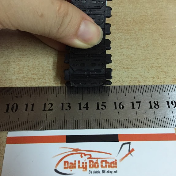 Bánh xích nhựa dài 33cm dùng để chế tạo xe tăng xe công trình robot