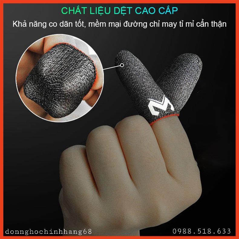 Bao Tay Chơi Game ff, Pubg, Liên Quân.... Găng tay chơi game Chống Mồ Hôi, Siêu Nhạy, Co Giãn Cực Tốt  Bằng Sợi Carbon