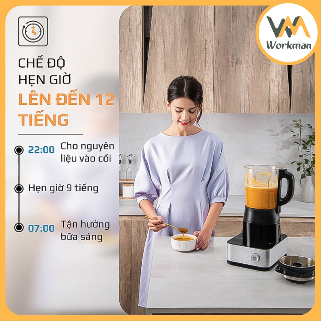 Máy Làm Sữa Hạt Đa Năng Olivo CB22 Pro - Máy Xay Nấu Đa Năng Olivo - HÀNG CHÍNH HÃNG