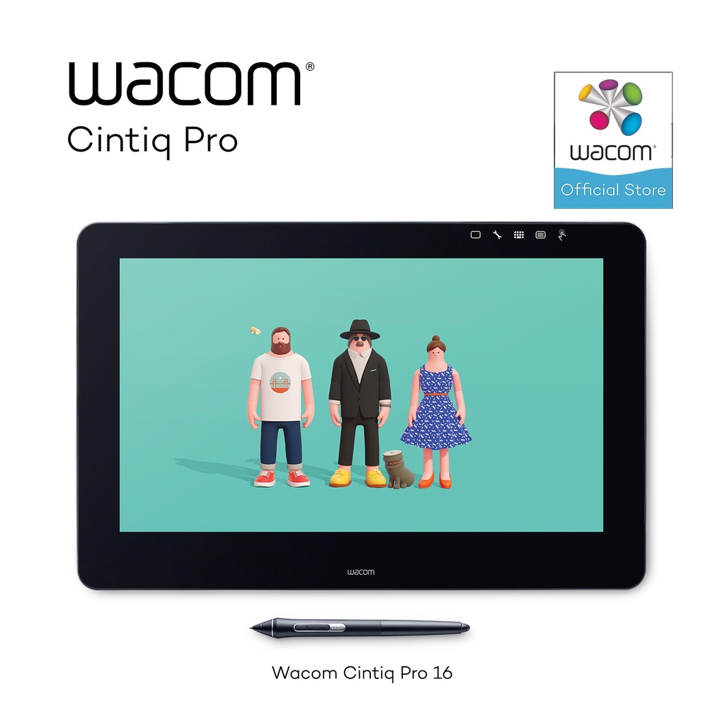 Bảng vẽ máy tính Wacom Cintiq Pro 16 DTH-1620/AK2-CX (CHÍNH HÃNG)