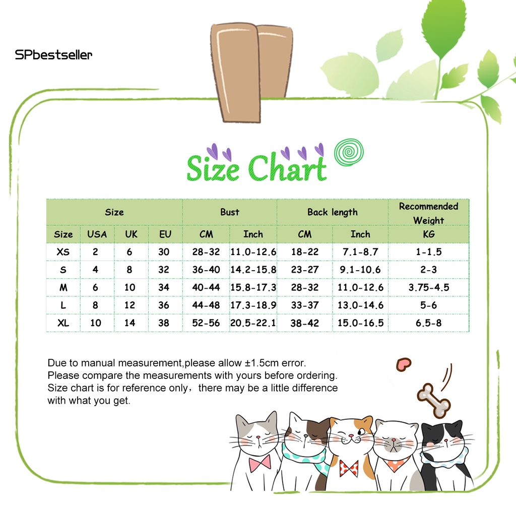 Áo không tay có thể giặt dành cho thú cưng