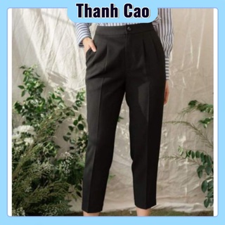Quần tây công sở 2 màu xanh than-đen