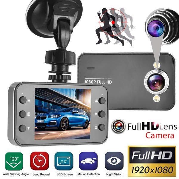 Camera Hành Trình Cho Xe Hơi Gzdl Dvr 1080p Hỗ Trợ Quay Ban Đêm