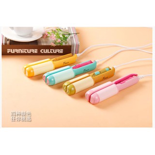 Máy Làm Tóc Mini Chính Hãng Kemier 2in1( Uốn Xoăn+ Duỗi )