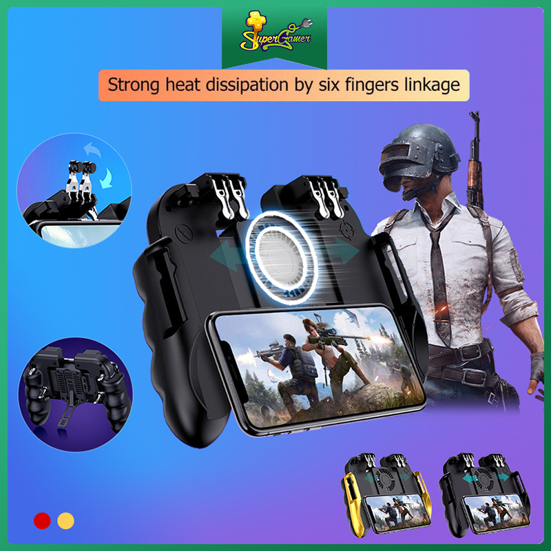 Tay cầm điều khiển chơi game PUBG H9 có quạt làm mát tiện dụng