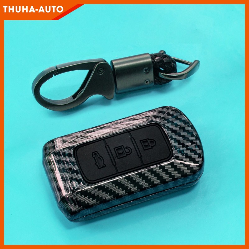 Ốp chìa khóa vân cacbon - mitsubishi -OURLANDER-XPANDER - 2019